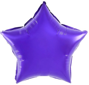BALON foliowy GWIAZDKA FIOLETOWA 18