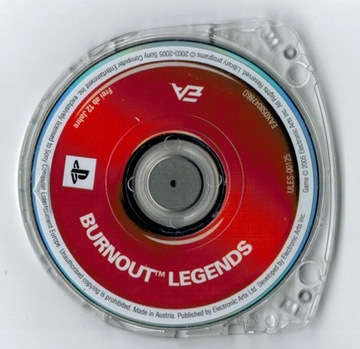 GRA SONY PSP BURNOUT LEGENDS dla dzieci
