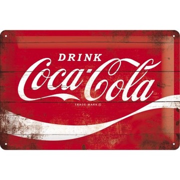 METALOWY PLAKAT BLACHA 3D 20x30cm COCA COLA RETRO