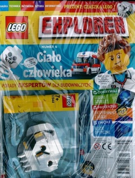 LEGO EXPLORER 4/2021 + CZASZKA LEGO