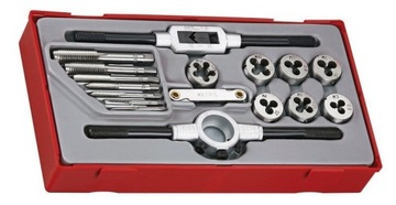 17-elementowy zestaw gwintowników Teng Tools TTTD17