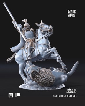 Северный воин-капитан с копьем/щитом и мтд - 3dmonkeypl