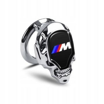 Наклейка старт-стоп в салоне автомобиля с логотипом BMW M