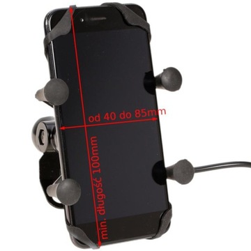 ДЕРЖАТЕЛЬ ДЛЯ ТЕЛЕФОНА мотоцикл мопед ПОД ЗЕРКАЛО