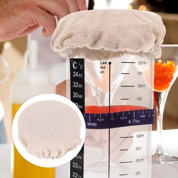 Многоразовые принадлежности для кафе с крышками от банок чайного гриба