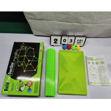 КОМПЛЕКТ ДЛЯ СТРОИТЕЛЬСТВА ФОРТА ОСНОВАНИЕ ТЕНТЫ ТРУБНЫЕ ШАРЫ