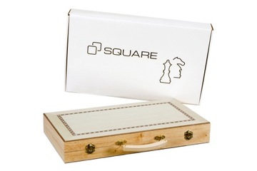 SQUARE - Backgammon z drewna 447 - Intarsja