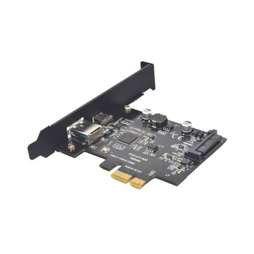 Pci e to USB 3.1 10 Gbps USB A + USB C 1X