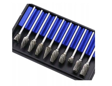 НАБОР СВЕРЛ ДЛЯ РЕЗЬБЫ ПО ДЕРЕВО, МЕТАЛЛУ, НАПИЛЬНИК 10 ШТ. 3 ММ.