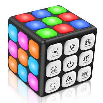 КУБИК РУБИКА ЭЛЕКТРОННЫЕ ИГРЫ ДЛЯ РАЗУМА И ПАМЯТИ POP IT LED ИГРА