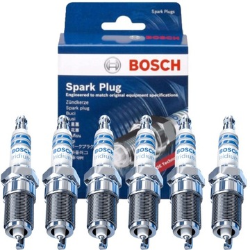 6x BOSCH ŚWIECE ZAPŁONOWE IRYDOWE CNG LPG FR 5 KI