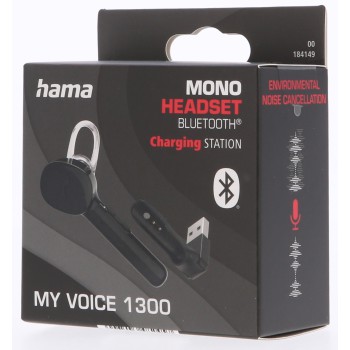 Hama Zestaw słuchawkowy Bluetooth Mono MyVoice 1300 CZARNY