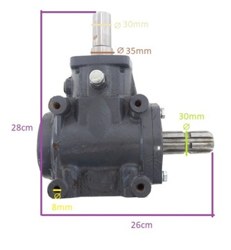 Przekładnia kątowa do kosiarki bijakowej EFG/EFN