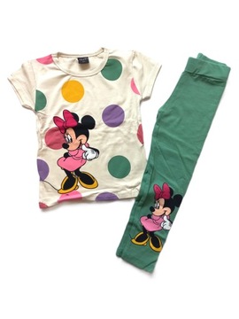 Dres dziecięcy Minnie legginsy koszulka rozm.116