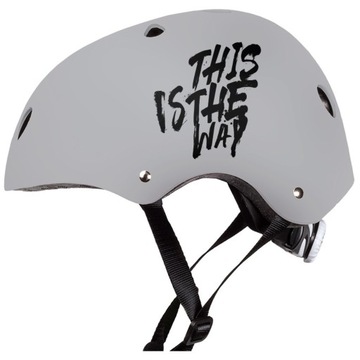 KASK DZIECIĘCY SPORTOWY OTWARTY MANDALORIAN M 52-56 cm REGULOWANY ROWEROWY
