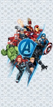 Ręcznik frotte 70x140 komiks bohaterowie Avengers