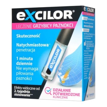 Excilor Leczenie grzybicy paznokci, płyn, 3,3 ml