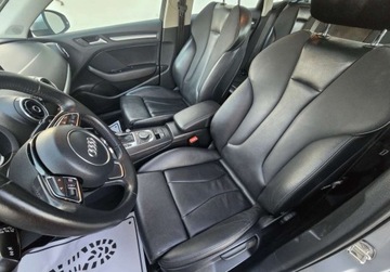 Audi A3 8V Limousine 1.6 TDI clean diesel 110KM 2014 Audi A3 Limousine Sedan SLICZNA 1.6 TDI AUTOMAT Stronic BOGATA WERSJA Oryg, zdjęcie 13