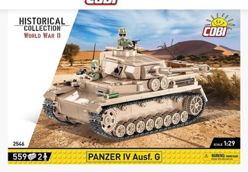 Cobi 2546 Panzer IV Ausf.G niemiecki czołg średni