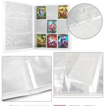 Большой альбом на 432 карты покемонов класса Пикачу + бесплатная оригинальная карта