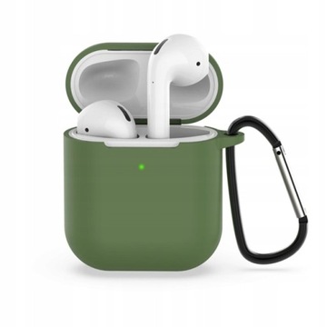 SILIKONOWE ETUI DO APPLE AIRPODS 1/2 OLIWKOWE