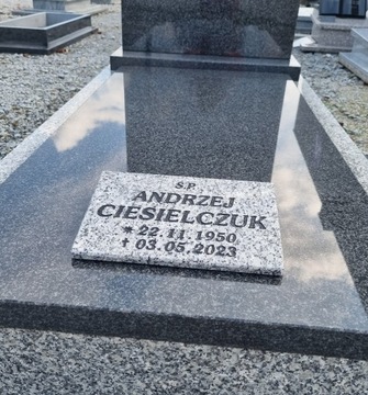 Гранитная надгробная табличка STRZEGOM подушка для надгробия 30x20