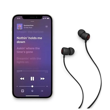 ORYGINALNE SŁUCHAWKI BEZPRZEWODOWE BLUETOOTH APPLE BEATS FLEX CZARNE