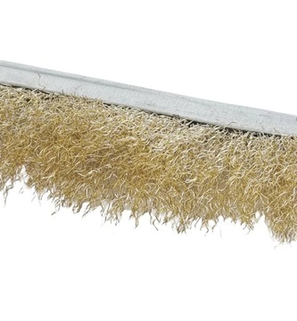 Щетка из латунной проволоки для ручной чистки дисков.