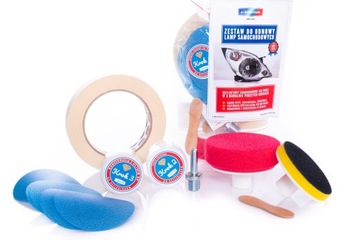 Комплект для регенерации фар с электронным лаком