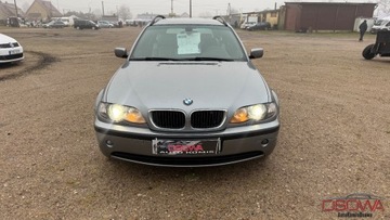 BMW Seria 3 E46 Touring 320 d 150KM 2004 BMW Seria 3 2.0d 150 KM automat skory bi xenon Czarny sufit stan tech per, zdjęcie 2