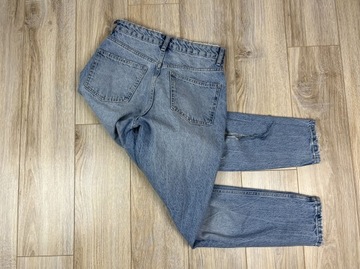 Zara Spodnie Jeansowe Dziury S 36