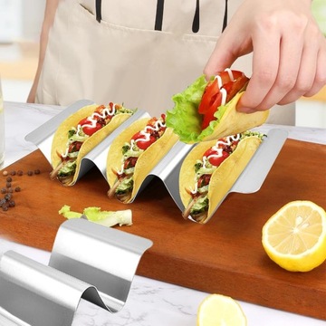 СТАЛЬНАЯ РУЧКА ДЛЯ ЗАКУСОК ДЛЯ ТАКОС, 6 ШТ.