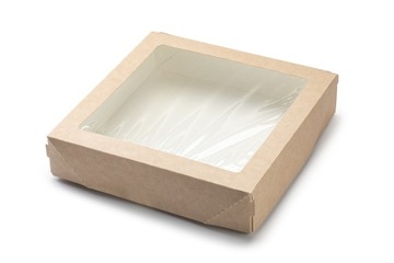 Pudełko karton na prezent urodziny komunia chrzest 200x200x40mm 1szt.