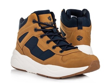 Buty męskie, sportowe Iguana Laupen Mid Camel/Navy