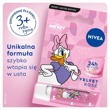 Ухаживающая губная помада NIVEA Daisy Duck Disney Edition 4,8 г