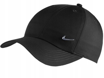 NIKE CZAPKA Z DASZKIEM BEJSBOLÓWKA METAL DRI-FIT JUNIOR CLUB CZARNA FB5064