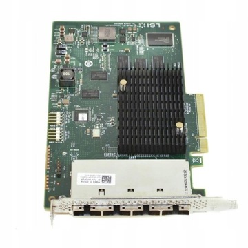 DELL SAS 9201-16E HBA 6Gbps PCIe 4xSFF-8088 0MJFDP