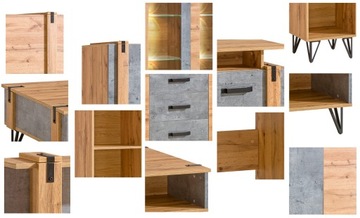 CRATE Lo_06 mała komoda z szufladami salon