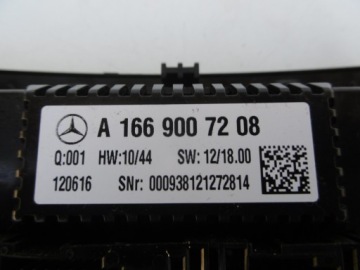 ПАНЕЛЬ ВЕНТИЛЯЦИИ КОНДИЦИОНЕРА MERCEDES ML GL W166 A1669007208
