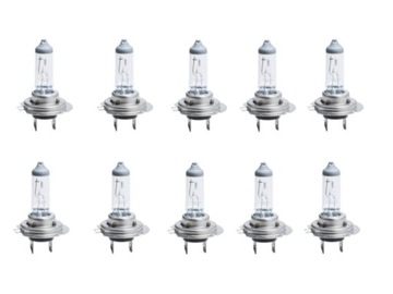 ŻARÓWKI HALOGEN ŻARÓWKA H7 24V 70W PX26d HOMOLOGACJA ZESTAW ŻARÓWEK 10szt.