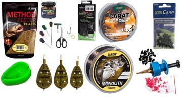 Zestaw Wędkarski Method Feeder Pellet Jaxon Koszyk