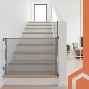 Ворота безопасности для лестниц Барьер безопасности для дверей Рольставни до 157 см