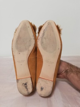 Балетки Zara Basic, размер 35, длина 23 см.