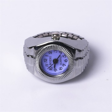 Creative anillos Finger Ring Watch Punk Mini