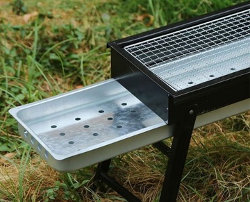 Elitehoff складной переносной угольный гриль 60x22x32