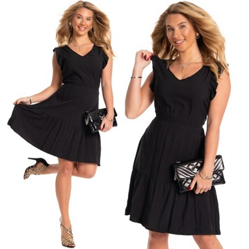 MODNA ZJAWISKOWA LETNIA SUKIENKA DUŻO KOLORÓW