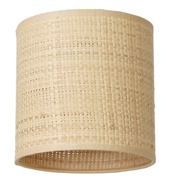 ABAŻUR KLOSZ DO LAMPY BOHO TUBA SLIM RATAN 15 CM