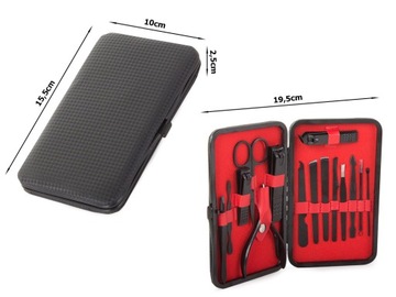 МАНИКЮРНЫЙ НАБОР НОЖНИЦЫ ДЛЯ НОГТЕЙ 16 ЭЛЕМЕНТОВ В ФОРМАТЕ