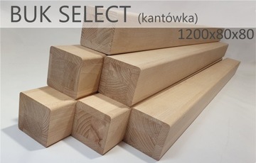 Słup buk select 1200x80x80