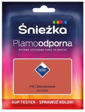 Tester Śnieżka Plamoodporna 0,03l - Zdecydowana - P18